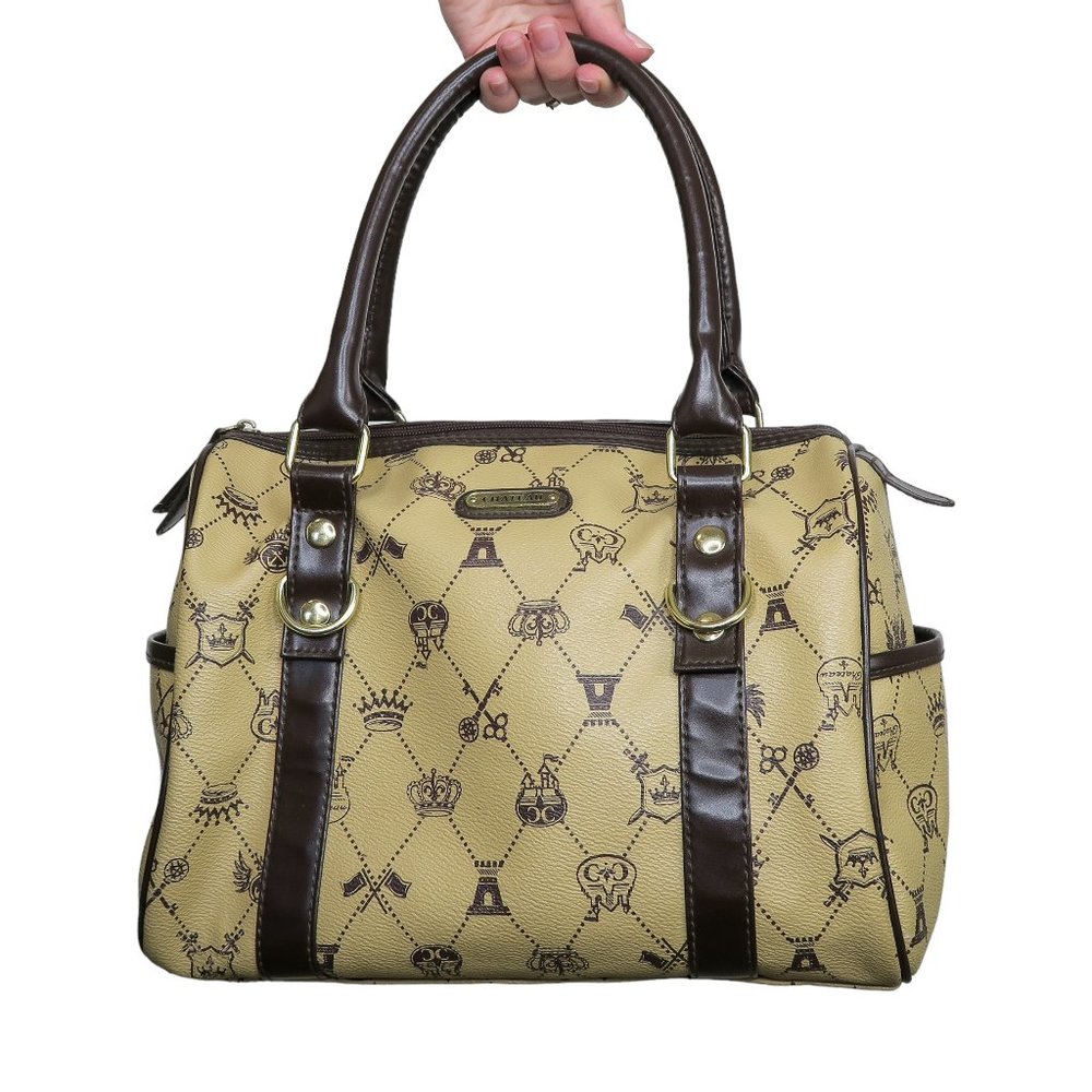 Vintage Y2K Chateau Shoulder Tote Bag
